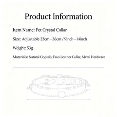 Citrine Prosperity Pet Collar - product detail 14