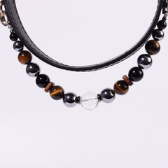 Tiger Eye Grounding Crystal Pet Collar - product detail 1