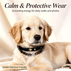 Tiger Eye Grounding Crystal Pet Collar - product detail 8