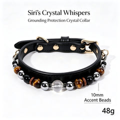 Tiger Eye Grounding Crystal Pet Collar - product detail 14