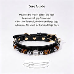 Tiger Eye Grounding Crystal Pet Collar - product detail 15