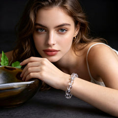 Focus & Academic Success Clear Quartz Bracelet - product detail 7