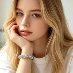 Calm & Rest Moonstone Bracelet - product detail 20