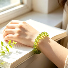 Leo Peridot Zodiac Bracelet - product detail 8