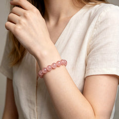 Love & Connection Rose Quartz Bracelet - product detail 11