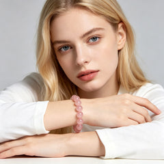 Love & Connection Rose Quartz Bracelet - product detail 12