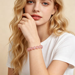 Love & Connection Rose Quartz Bracelet - product detail 13