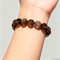 Confidence & Courage Smoky Quartz Bracelet - main product image