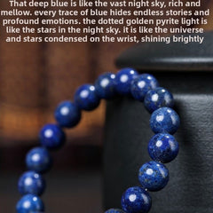 Sagittarius Lapis Lazuli Zodiac Bracelet - product detail 4